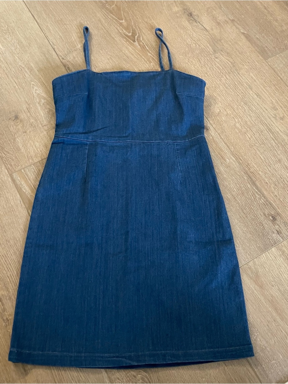 Forever 21 Dark Blue Denim Color Mini Dress